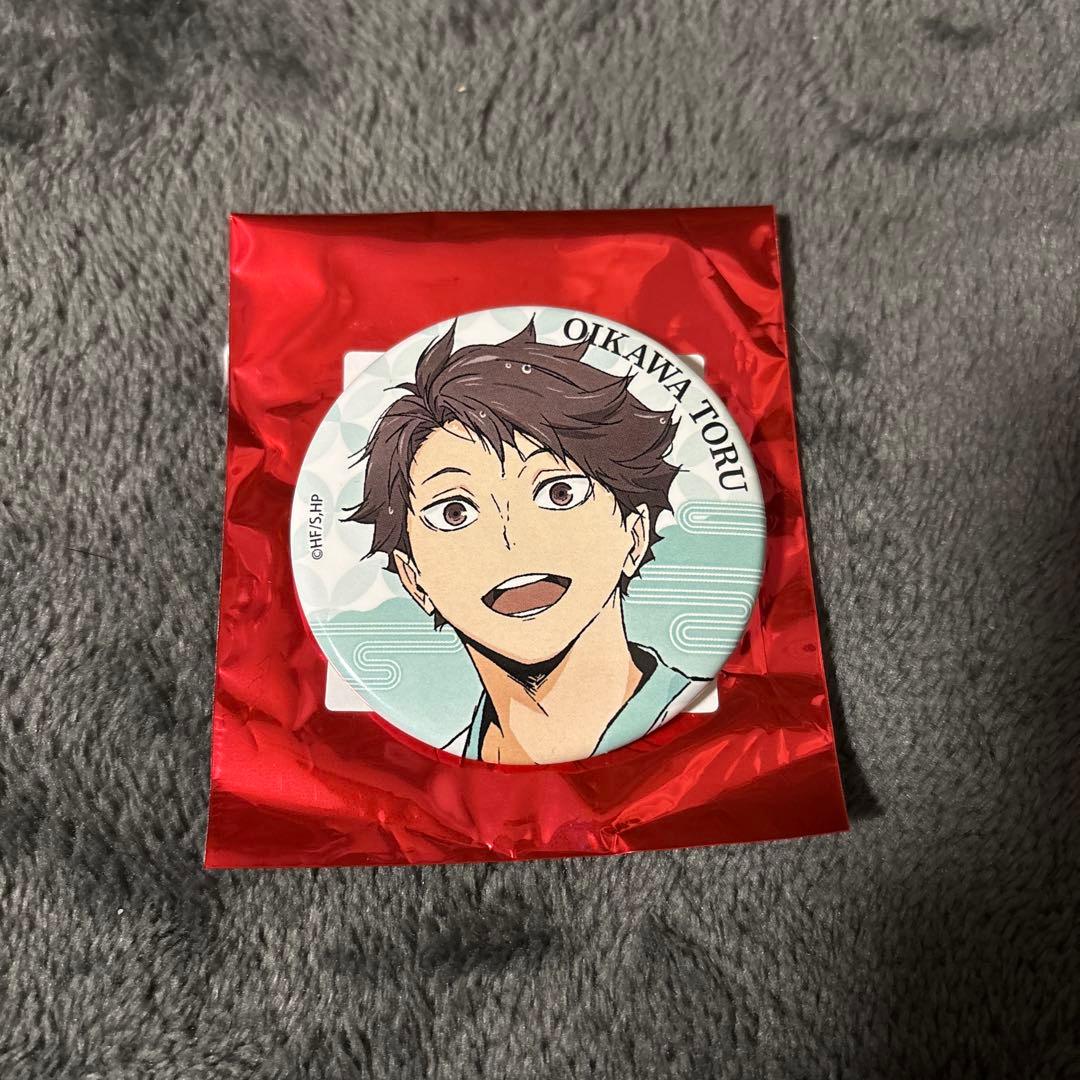 ハイキュー‼︎ 及川徹 缶バッジ 極楽湯 - メルカリ