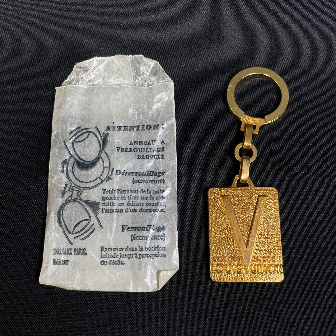 LOUIS VUITTON ルイヴィトン ヴィンテージ キーリング 正規紙袋無料】ルイヴィトン キーホルダー キーリング 鍵 メンズ