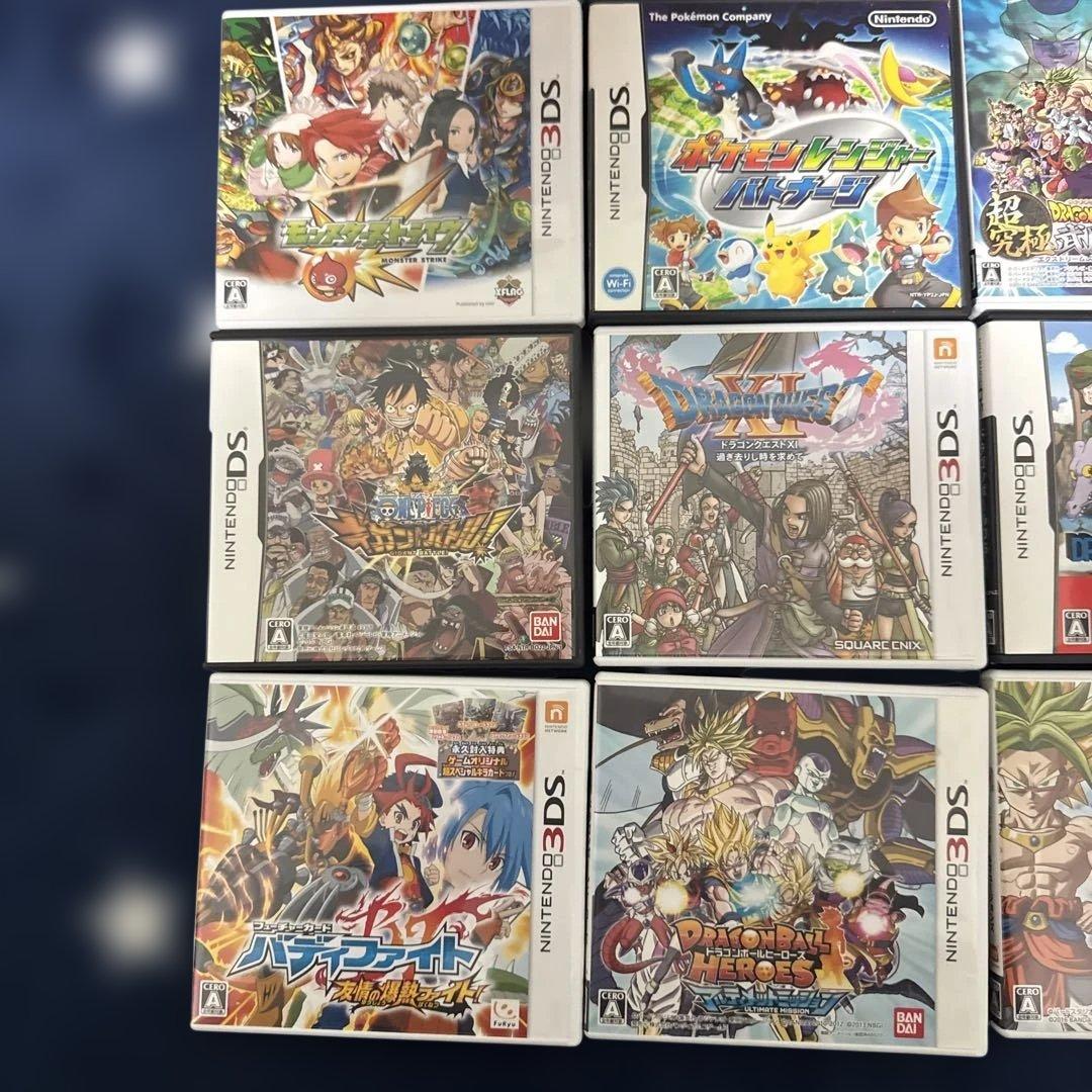 ニンテンドー3DS ソフトセット 人気アニメ等 12個セット一個あたり約