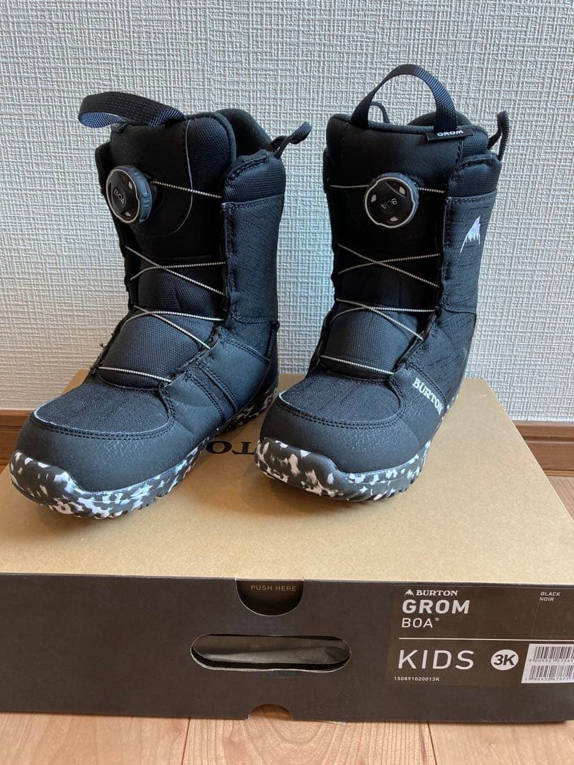 Burton GROM BOA キッズ スノーボードブーツ　21cm BURTON（バートン） 23-24 BURTON スノーボード ブーツ キッズ Kids