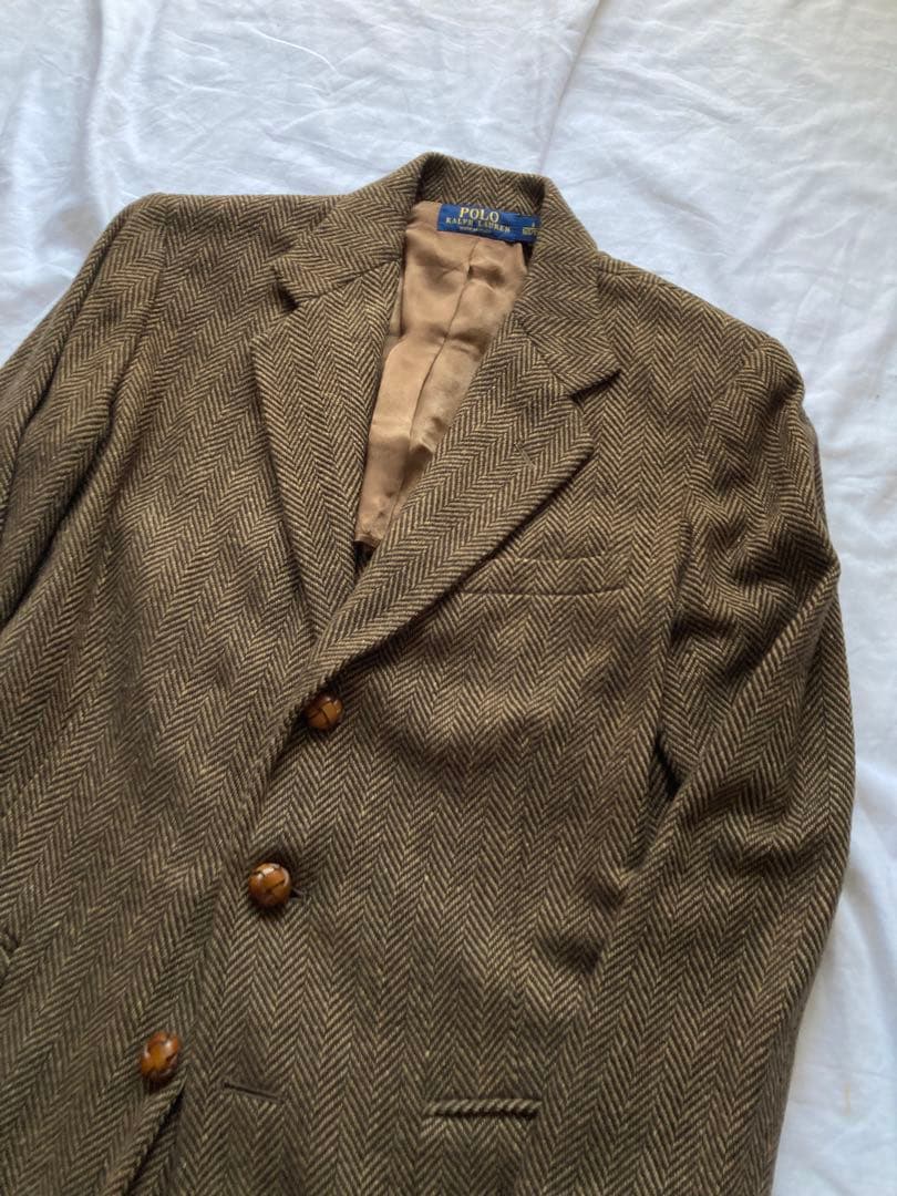 過去の名作】ポロラルフローレン ヘリンボーンツイードジャケット