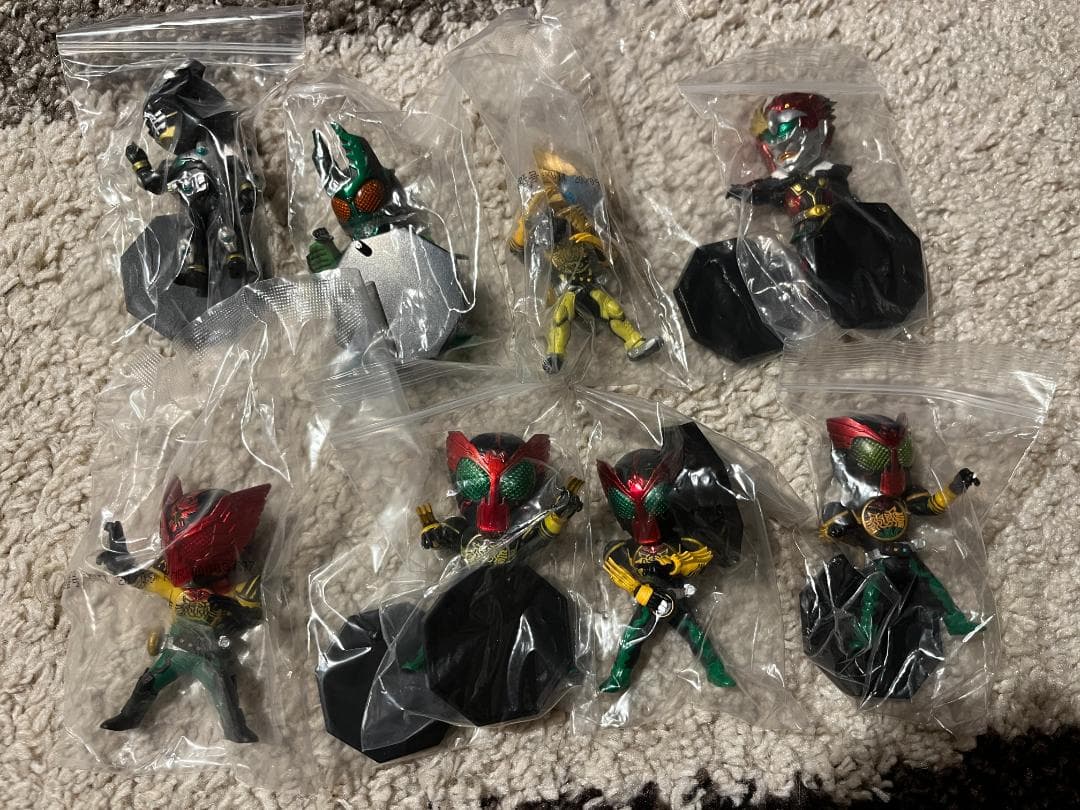 開封品】 ▽一番くじ デフォルメクス 仮面ライダー オーズ 8体セット