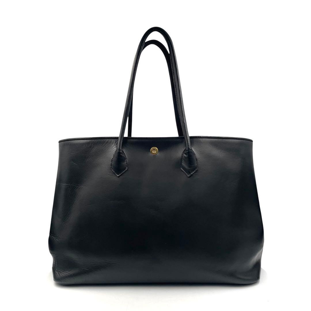 《超美品》Cisei シセイ 941 肩掛け トートバッグ レザー ブラック 黒