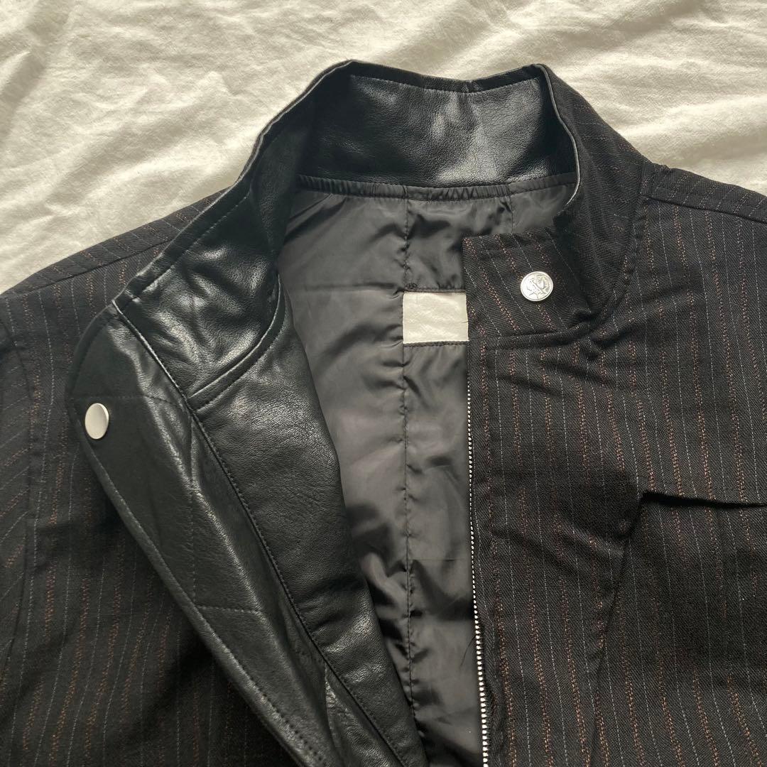 NULLUS DECONSTRUCTED STAND COLLAR JACKET - メルカリ