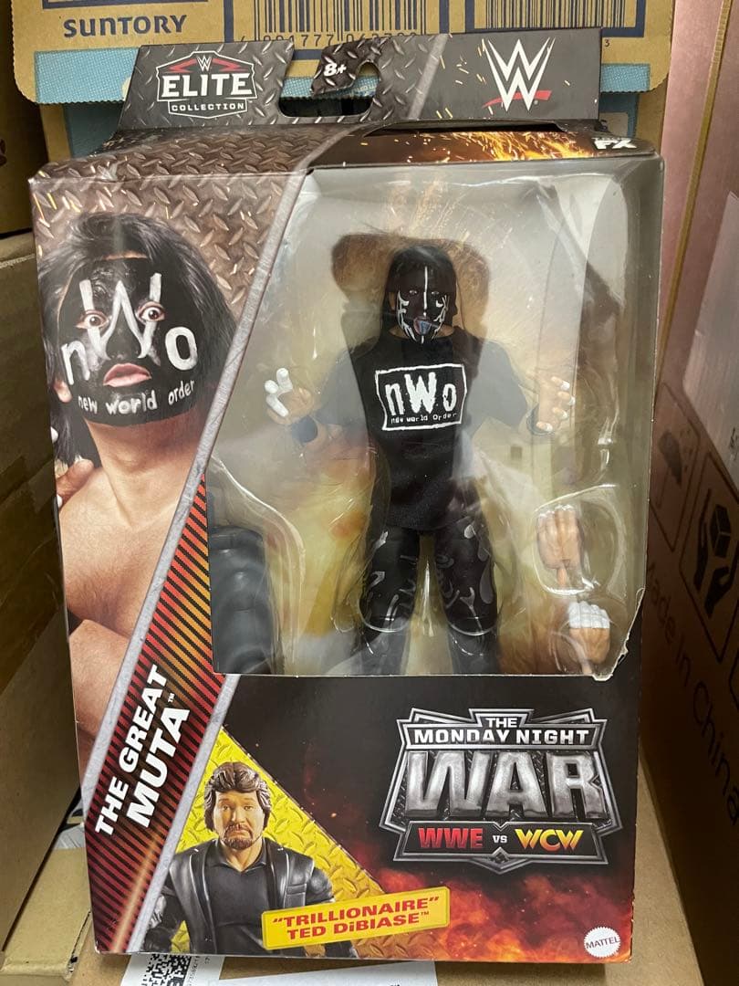 WWE マテル　エリート　グレート・ムタ(nWo レア版) 新品未開封 WWE グレートムタ NWO マテル AEW エリート 武藤敬司 フィギュア