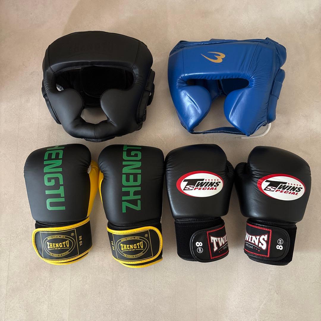 ボクシンググローブ　ヘッドギア 2d2177dfbcf9e6a8373e2c49a1fada