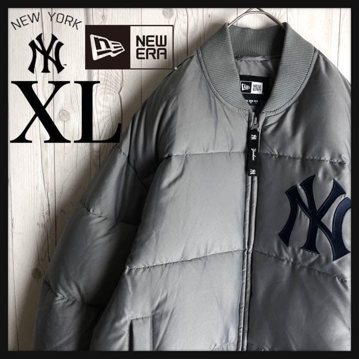 【限定コラボ】ニューエラ×ヤンキース☆刺繍ロゴ 中綿入り XL ジップジャケット 楽天市場】ニューエラ ジャケット NEW ERA スタジャン 中綿 NY LA MLB