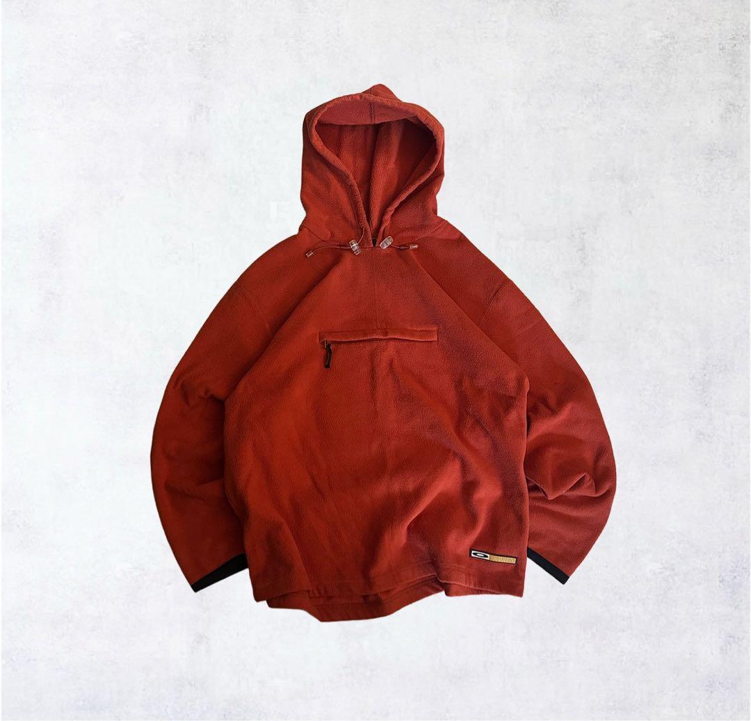 00s oakley software フリース パーカー - メルカリ