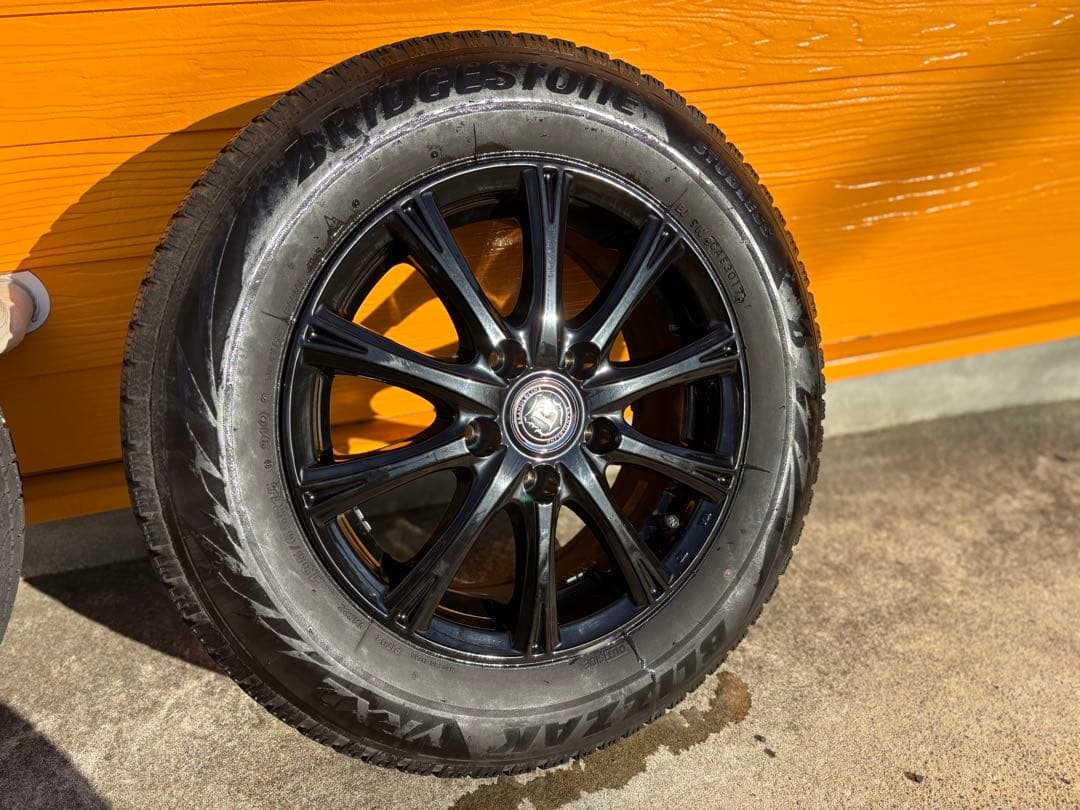 ブリヂストン 15インチ スタッドレスタイヤ ホイールセット ブリザック 送料無料 スタッドレスタイヤホイールセット 165/55R15 75Q