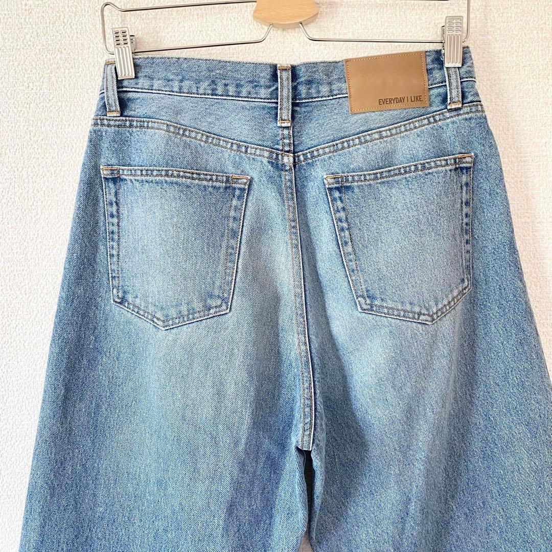 EVERYDAY I LIKE Tuck Buggy デニム 36 ブルー