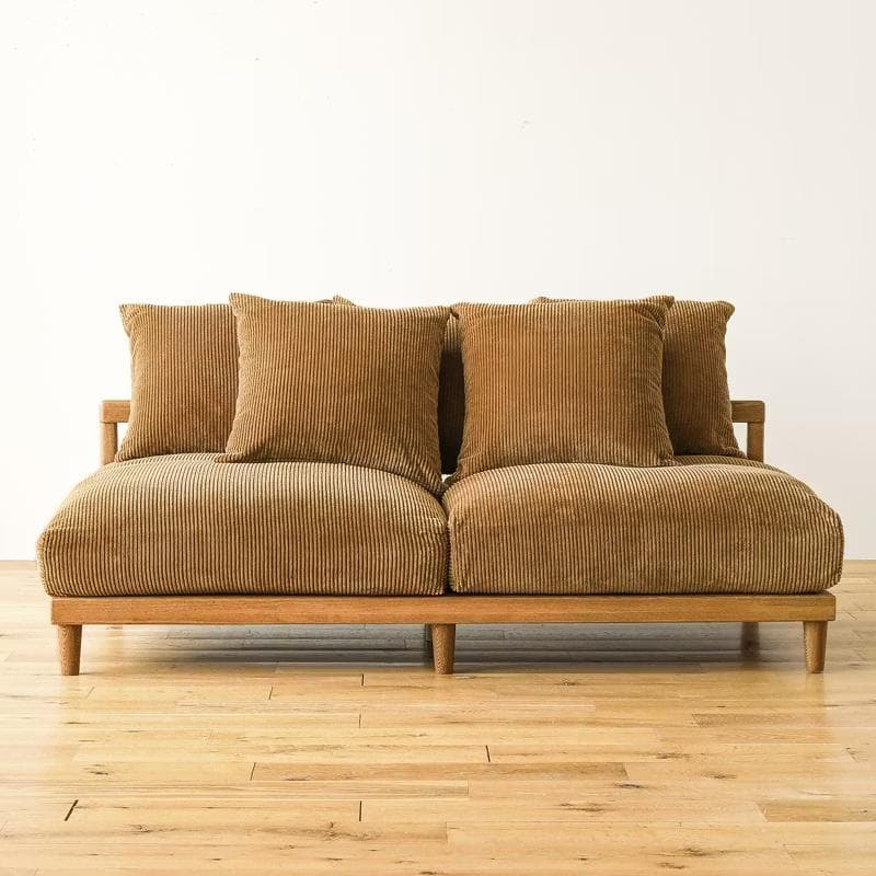 Re:CENO AGRA 3人掛けソファ コーデュロイ　キャメル AGRA ソファーセット Aタイプ ｜家具・インテリア通販 Re:CENO(リセノ)