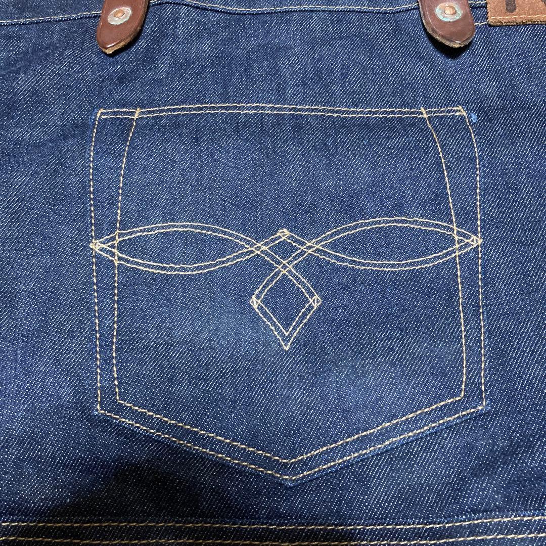 ひ*こ様 RRL トートバッグ デニム レザーの通販はau PAY マーケット