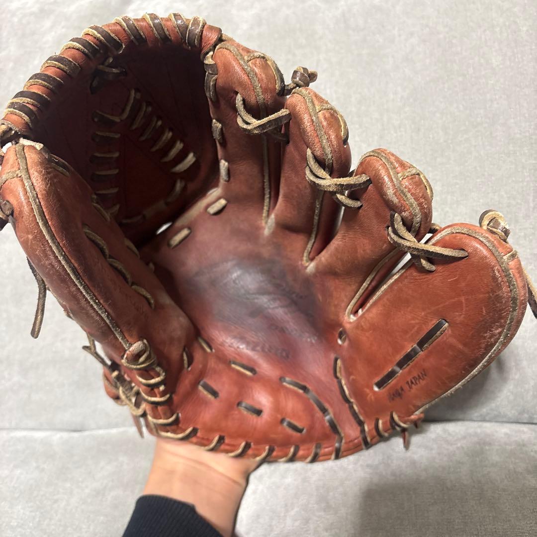 d*7様 ミズノ　グローブ　硬式　ハガ Mizuno Pro 硬式 グローブ 限定 MIZUNO ミズノプロ HAGA JAPAN 外野手