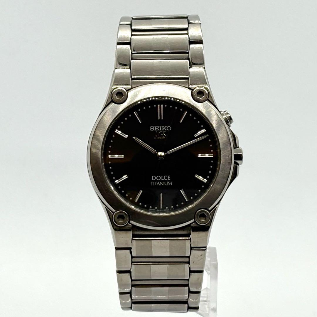 稼働】SEIKO AGS DOLCE チタン メンズ腕時計 4M21 - メルカリ