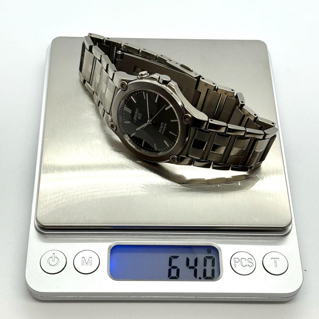稼働】SEIKO AGS DOLCE チタン メンズ腕時計 4M21 - メルカリ