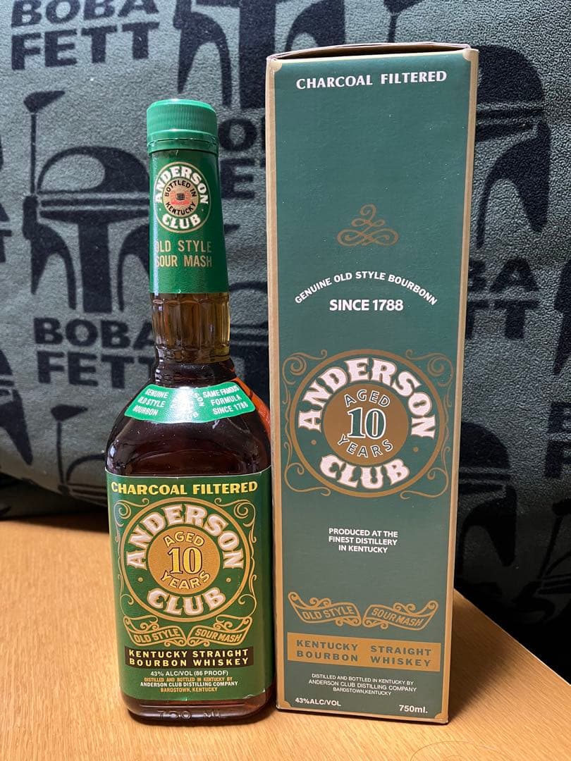 ANDERSON CLUB 10年 ケンタッキー・バーボンウイスキー 750ml Anderson Club 10 Year Heaven Hill Pre-fire Bourbon 1991 – Vintage