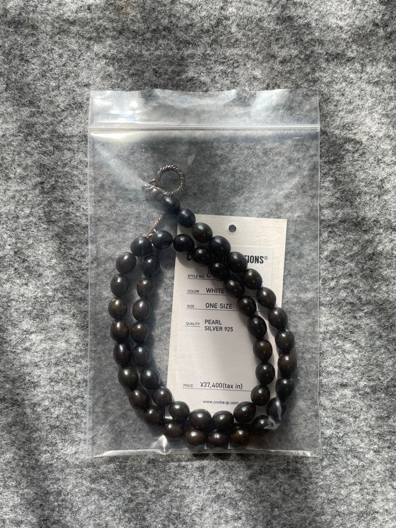 [COOTIE PRODUCTIONS] パールネックレス COOTIE PRODUCTIONS/Distortion Pearl Necklace（White