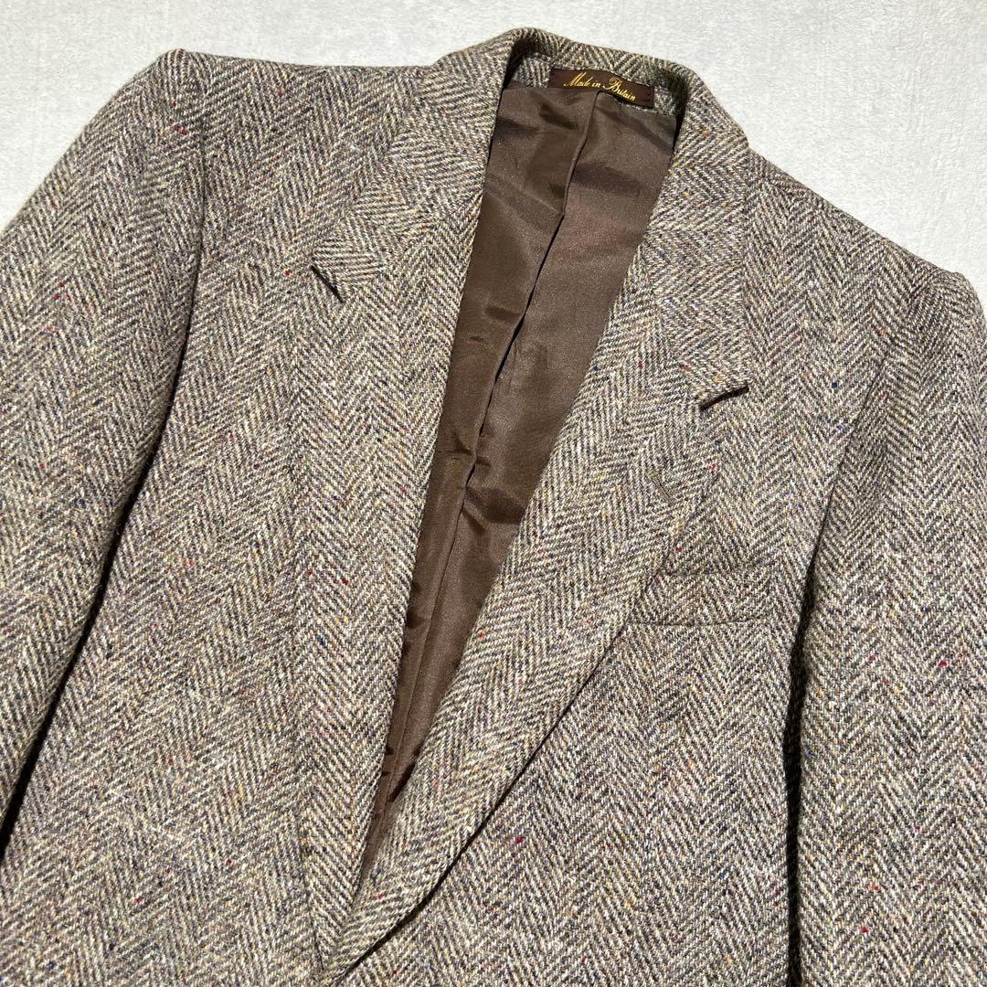 Dunn&Co Harris Tweedテーラードジャケット 英国製 古着 - メルカリ
