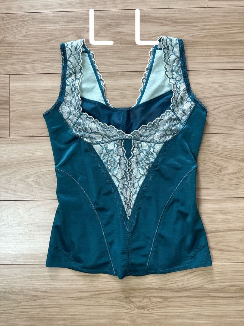 ★ちゃき★／ラヴィエール コントロール キャミLL&ガードルL L 2点 ナイトキャミソール】【グレージュ】LA VIÉRE® night（ラヴィエール