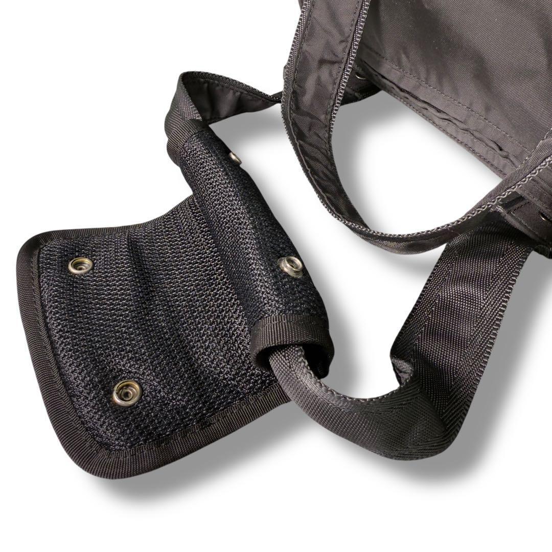 《美品》agnes b. VOYAGE 2way　ボストンバッグ　ナイロン　黒