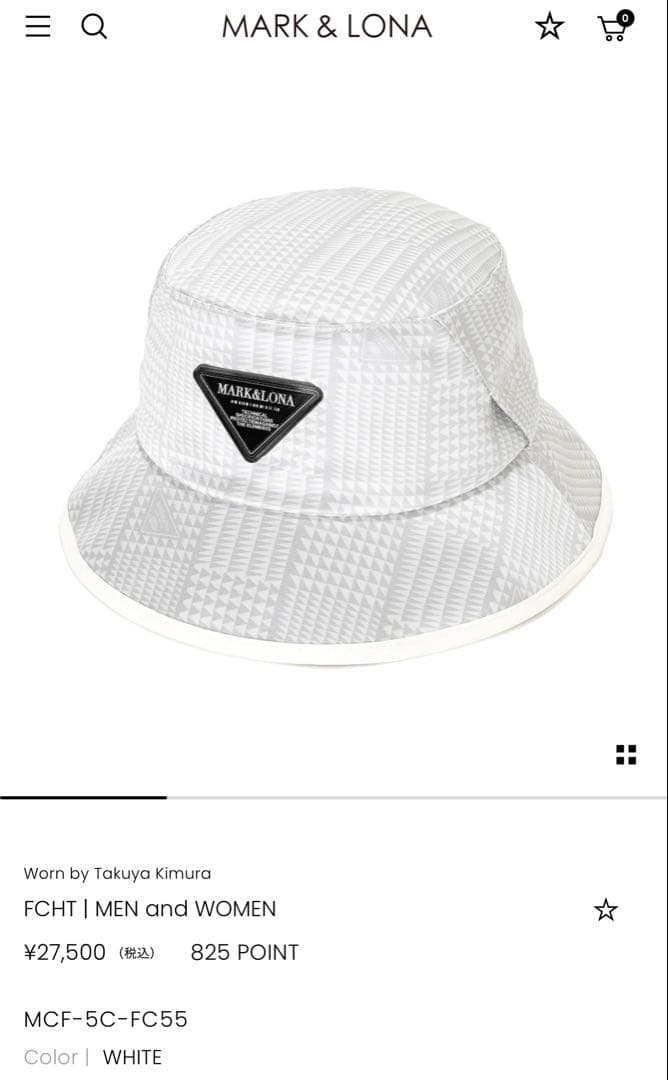 マークアンドロナ 2025年モデル バケットハット 総柄 ロゴ MARK&LONA