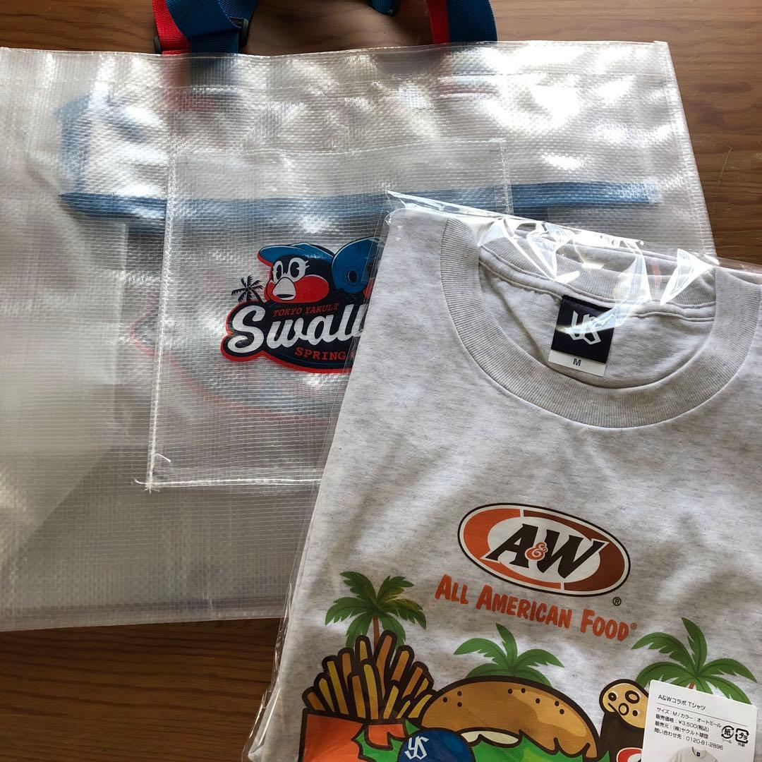 つば九郎 ヤクルト Tシャツ ショッピングバッグ 沖縄 春季キャンプ