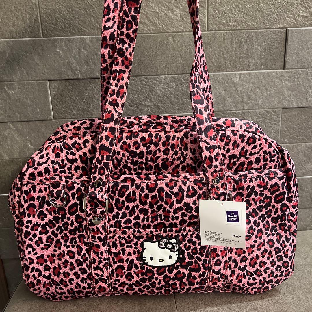 アベイル キティ ヒョウ柄 ボストンバッグ 豹柄 - メルカリ