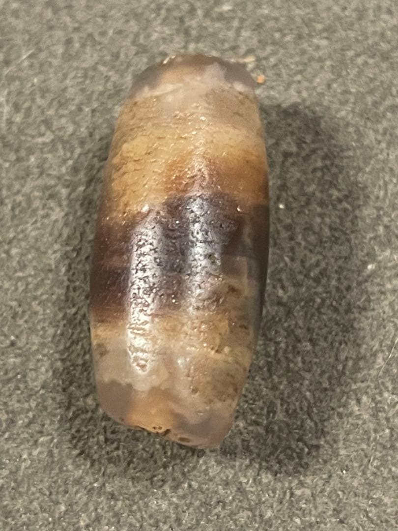 マサマサ様 12～18世紀ブータン郊外出土 古代天珠 虎牙天珠 風化