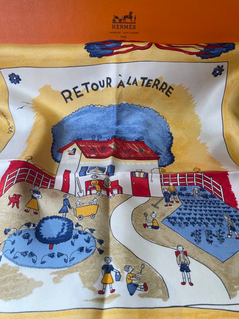新品未使用】HERMES カレ90 RETOUR ALATERRE故郷に帰る - メルカリ