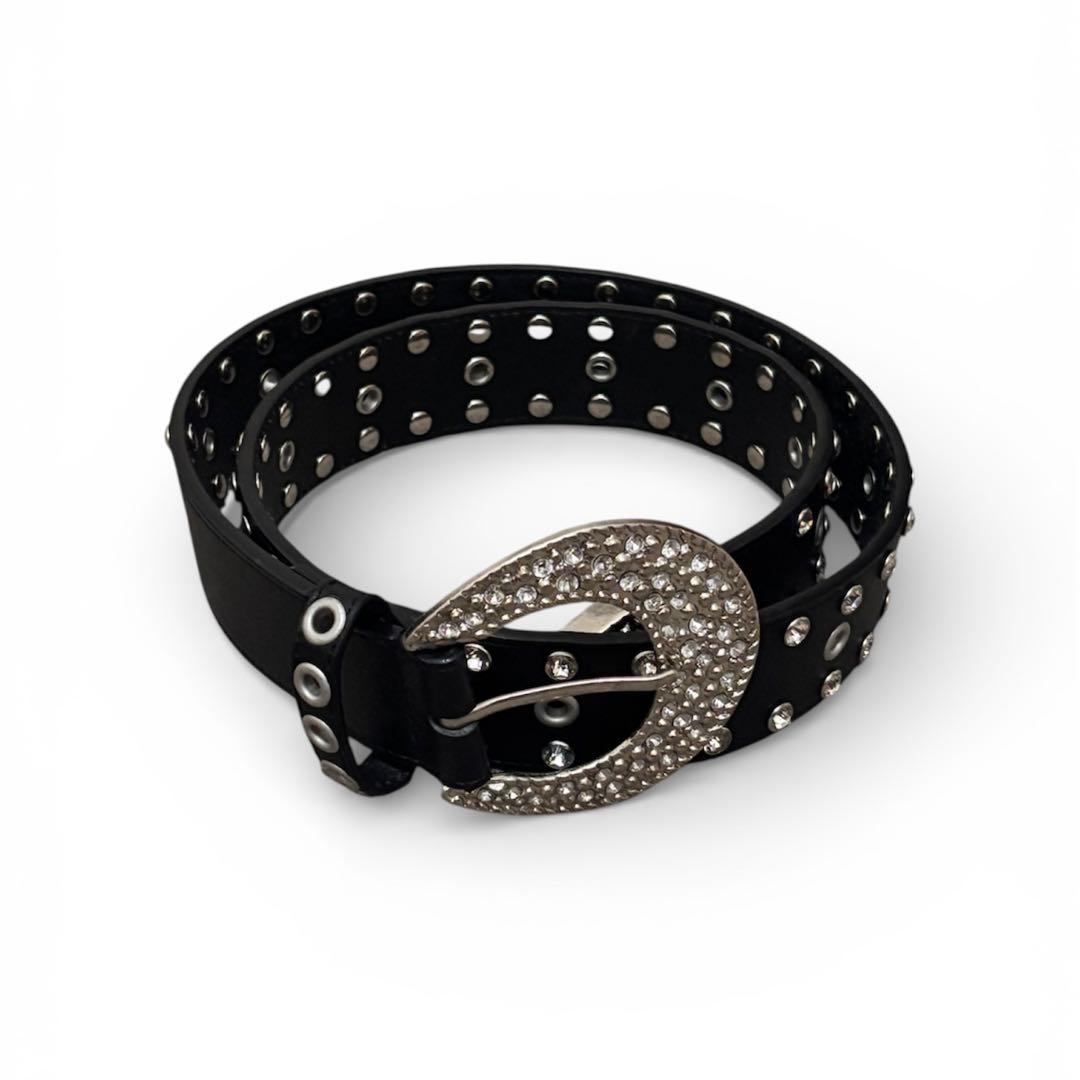 FUTURE ARCHIVE スタッズベルト　M BEAMS（ビームス）FUTURE ARCHIVE / RHINE STONE BELT（ファッション