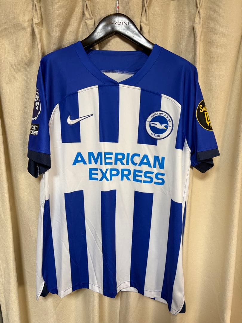 【ほぼ新品】三笘薫 ブライトン 23/24 ユニフォーム L Amazon.co.jp: 三笘薫 サッカー ユニフォーム 23-24 ブライトン ホーム