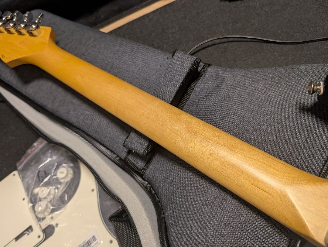 Three Dots Guitars s ケース付 オーダーピックガード付