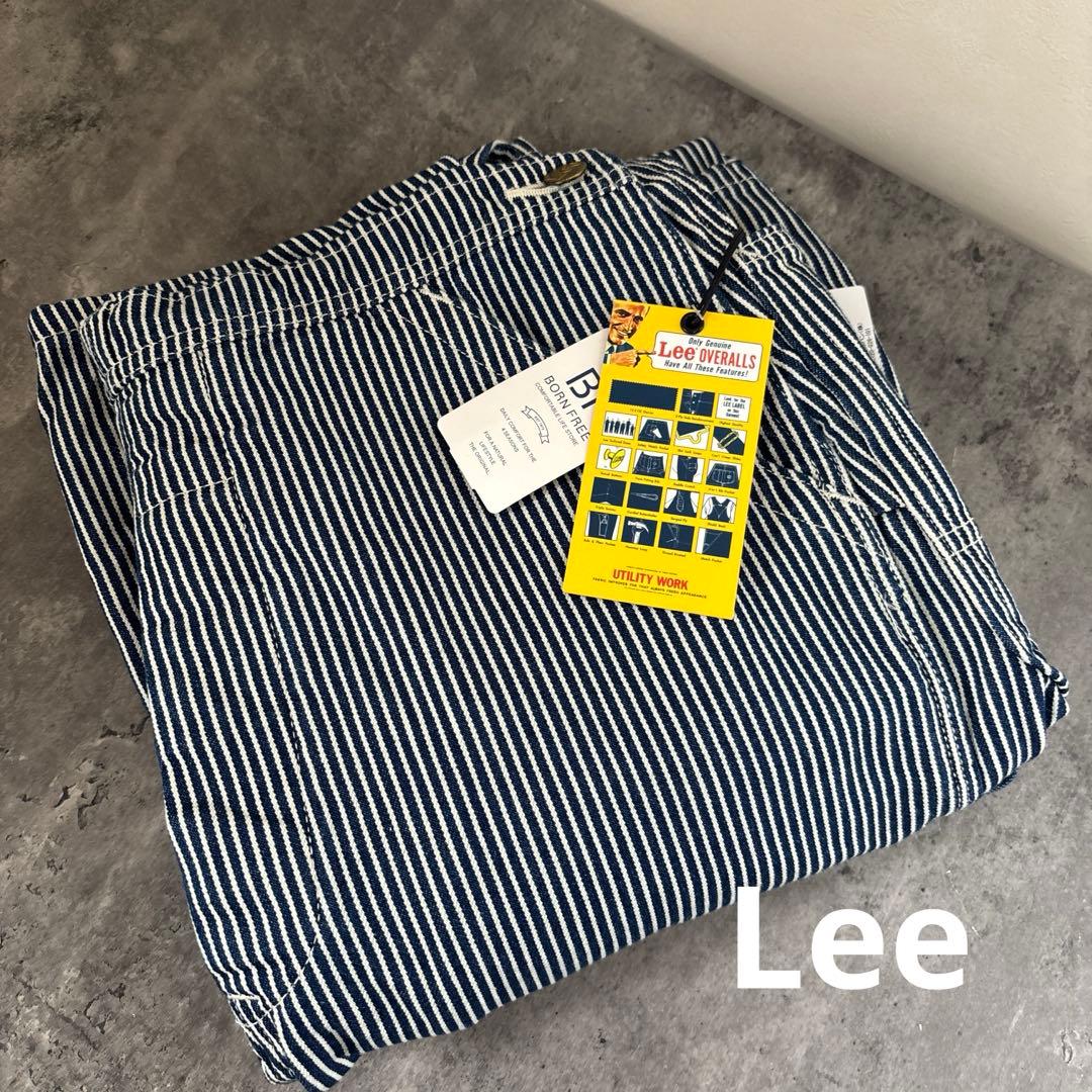 新品　Lee ヒッコリー柄　オーバーオール　XS ユニセックス　男女兼用 楽天市場】リー Lee ヒッコリーストライプ オーバーオールパンツ