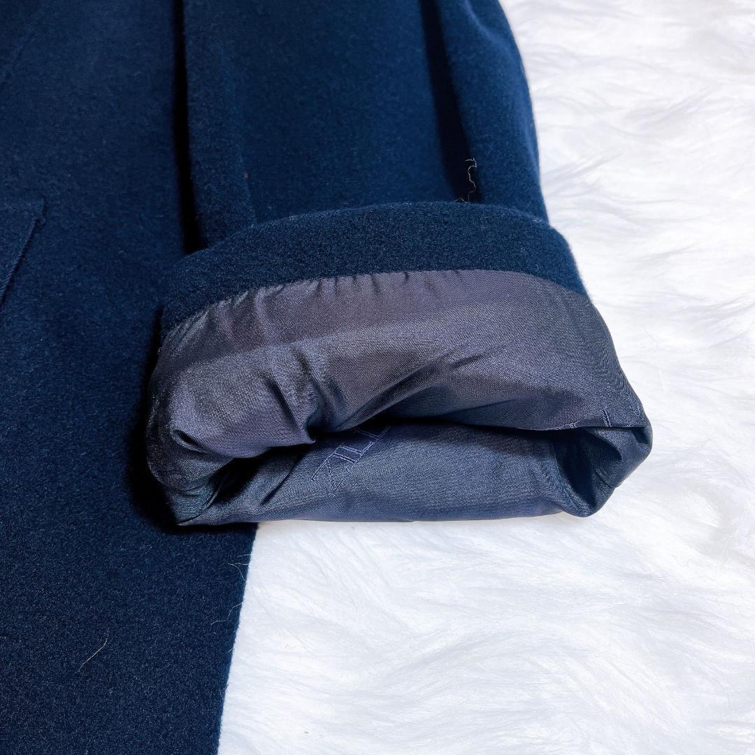 ZILLI ジリー ロング丈 カシミヤ100% ダブルチェスターロングコート