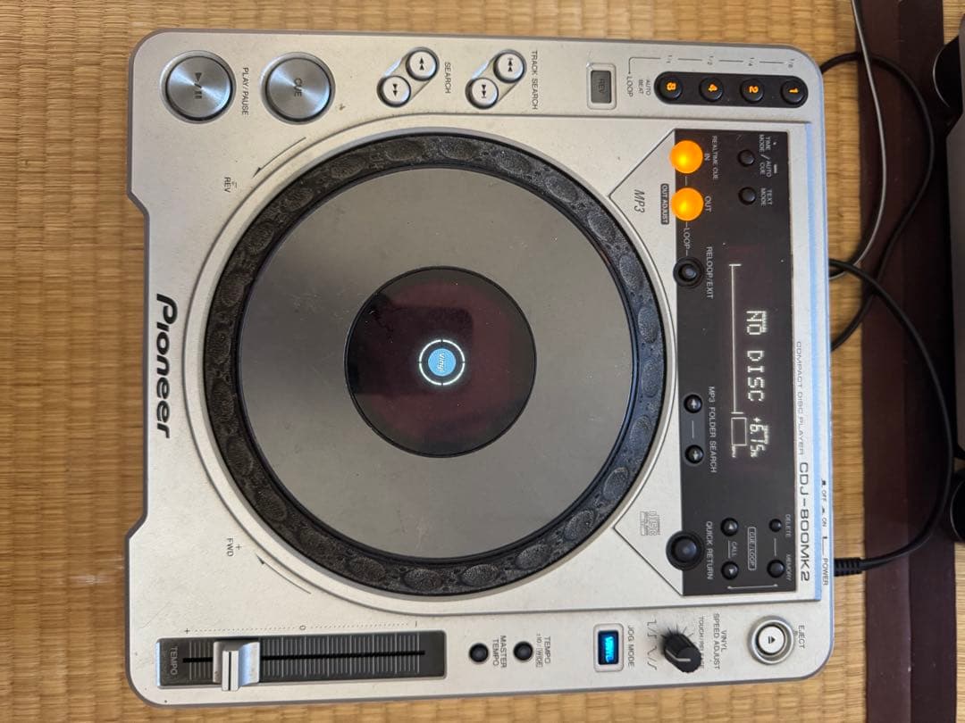 Pioneer CDJ-800MK2 シルバー pioneer-cdj-800mk2-mirror-