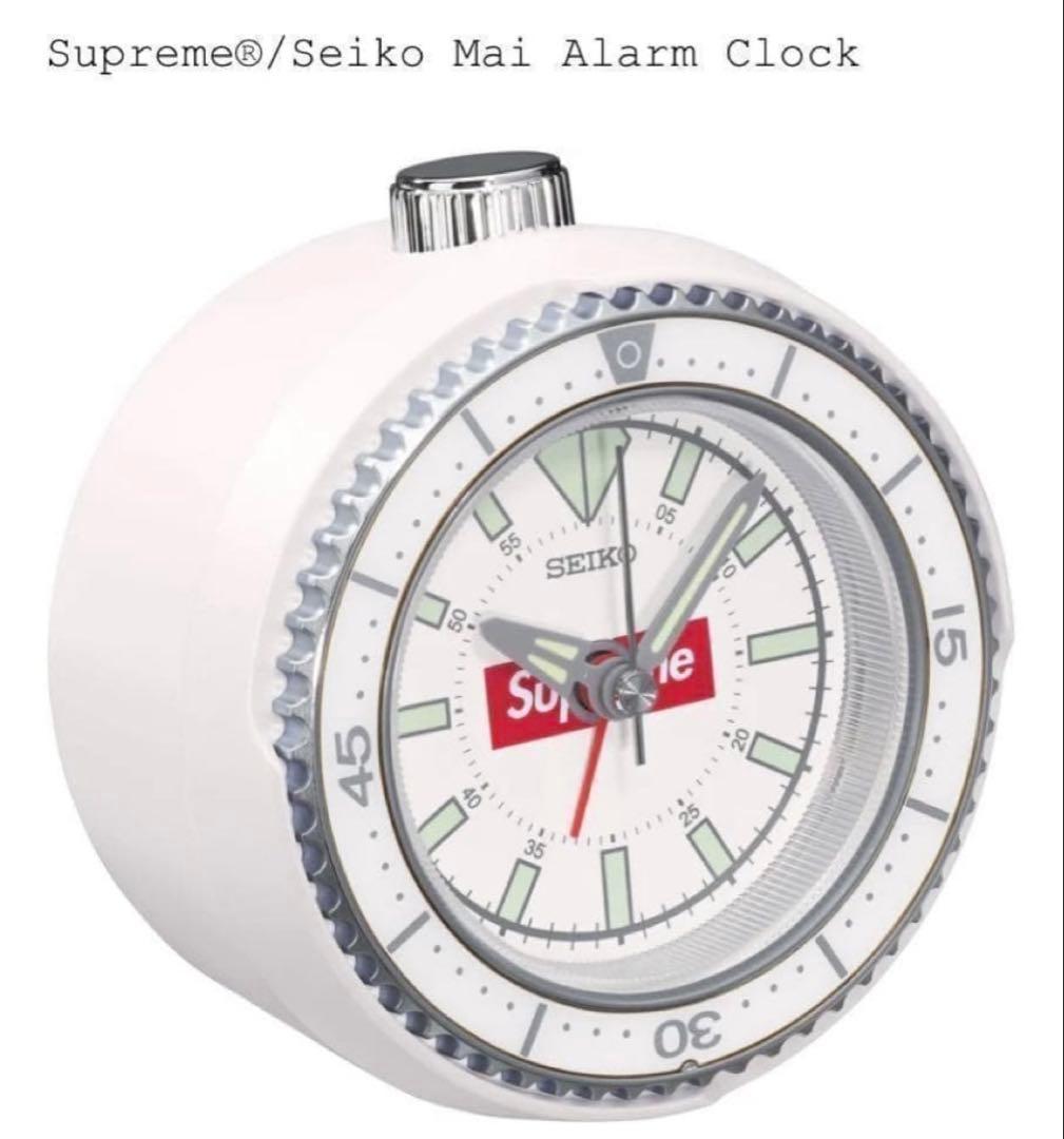 Supreme 25SS Seiko Mai Alarm Clock ホワイト Supreme SEIKO MAI ALARM CLOCK White 25ss NEW Japan | eBay