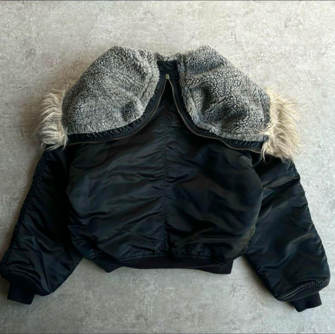 超希少 90s PRACT N-2B フライトジャケット ダークネイビー 短丈