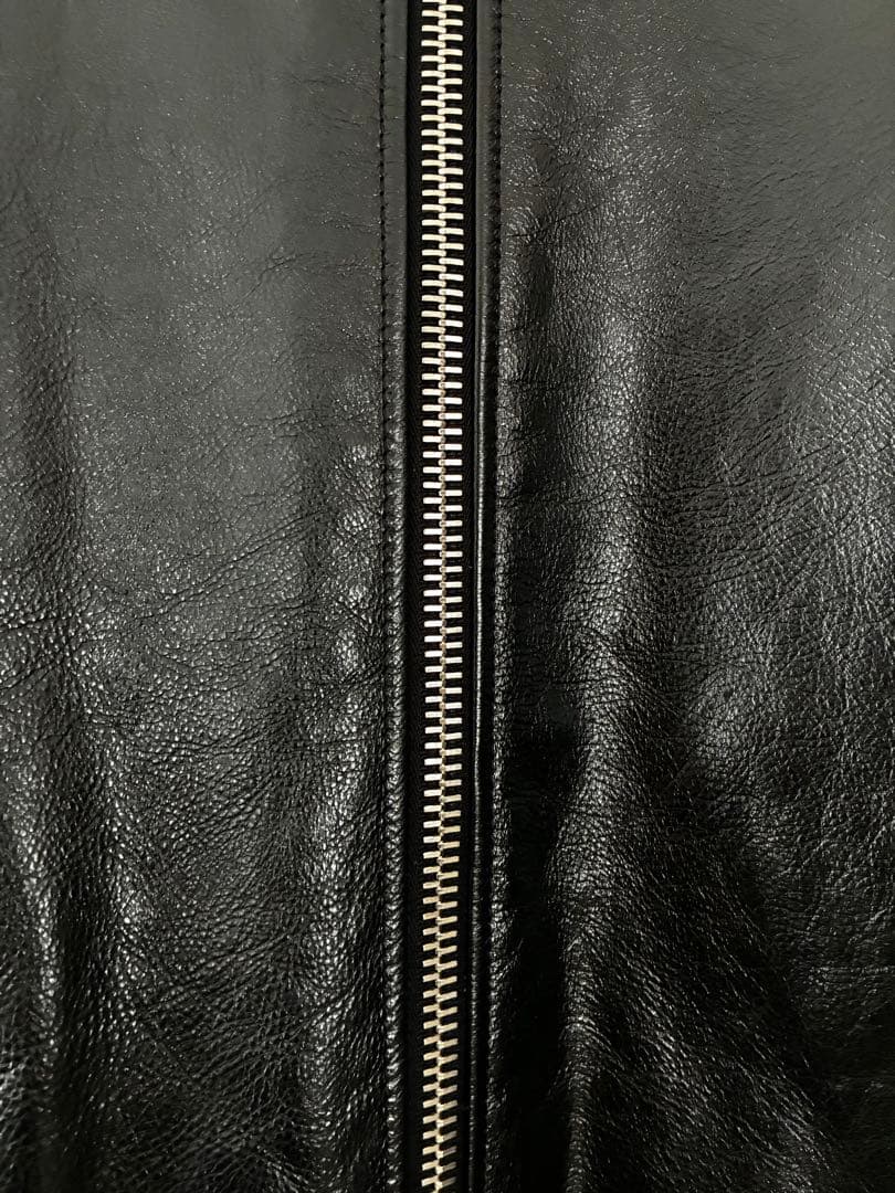 54 CELINE セリーヌ レザーコート ポリスマンジャケット - メルカリ