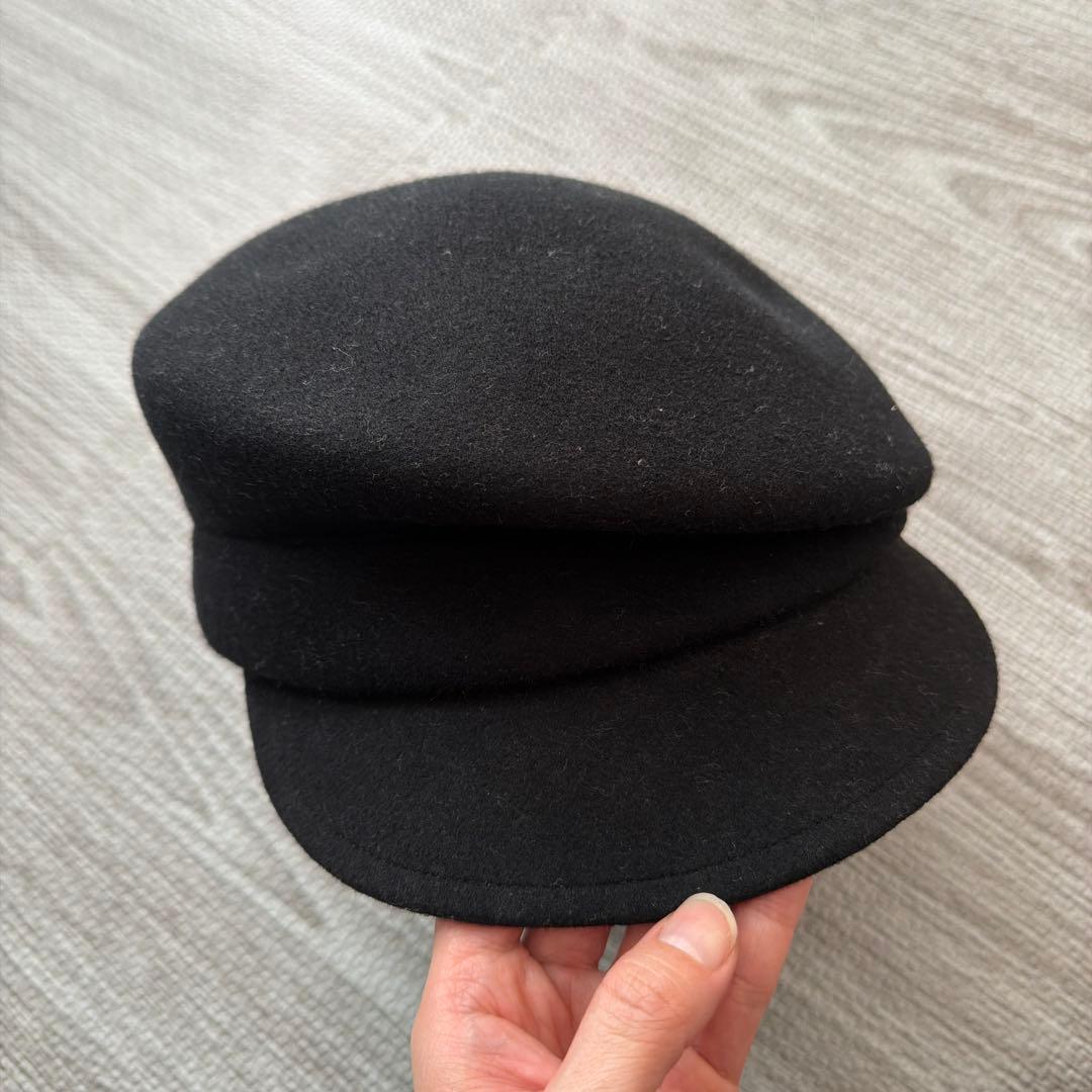 ca4la ウール ブラック キャスケット - メルカリ