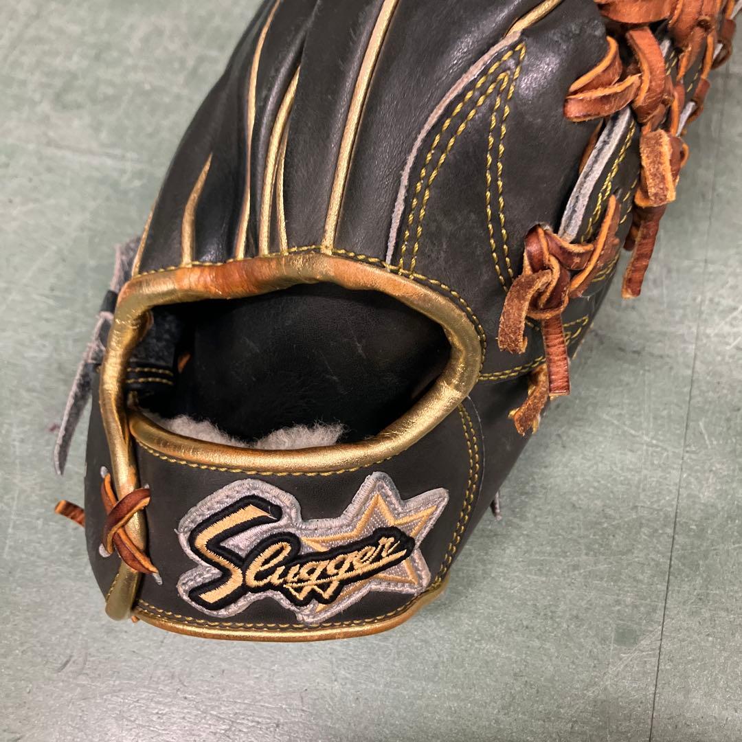 Slugger 野球グローブ 黒 久保田スラッガー（KUBOTA SLUGGER） 野球グローブ 野球 軟式 グローブ