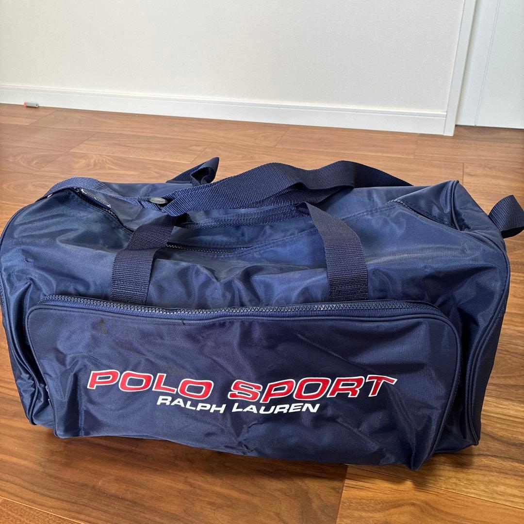 POLO SPORT ラルフローレン 90s ボストンバッグ 美品 ポロスポーツ