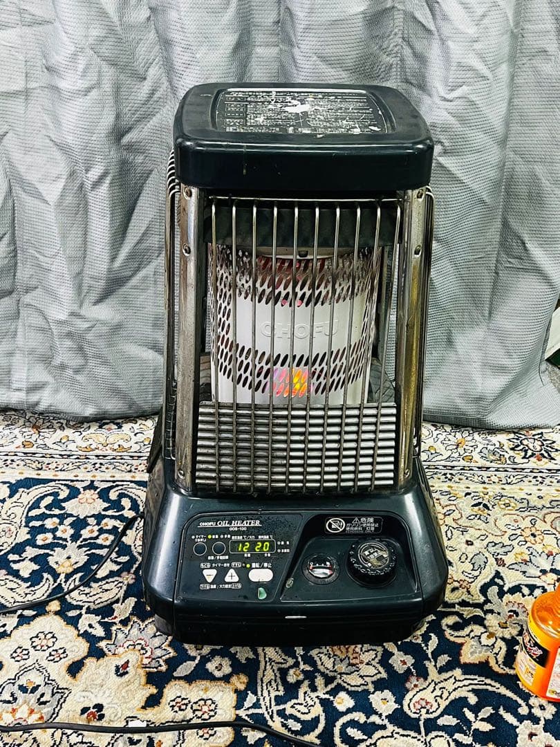 CHOFU GOS-100 石油ストーブ 動作品 Yahoo!オークション - CHOFU 長府 業務用ファンヒーター GOS-100 ブル