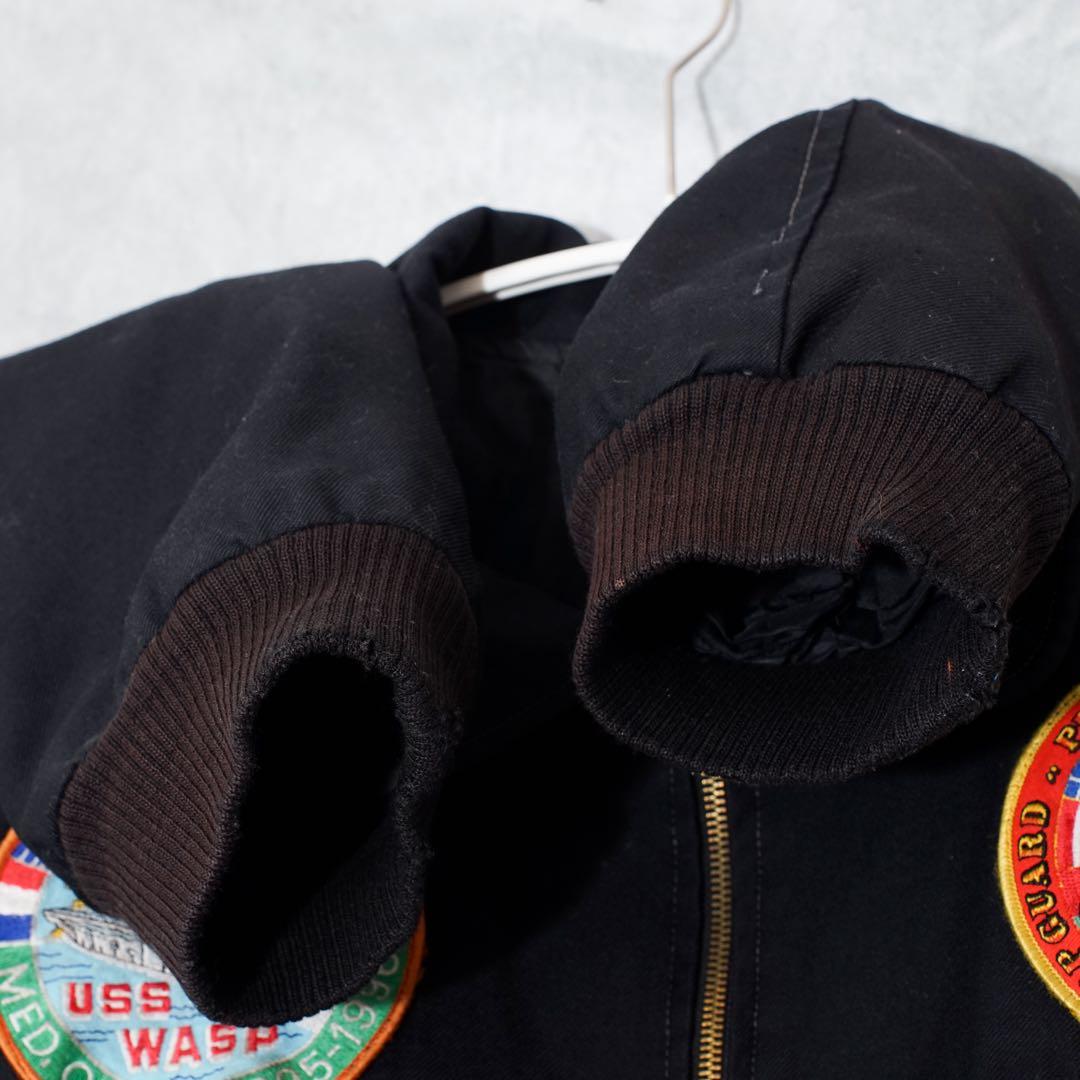 米軍ミリタリー90S U.S.NAVY 海軍 ツアージャケット USS