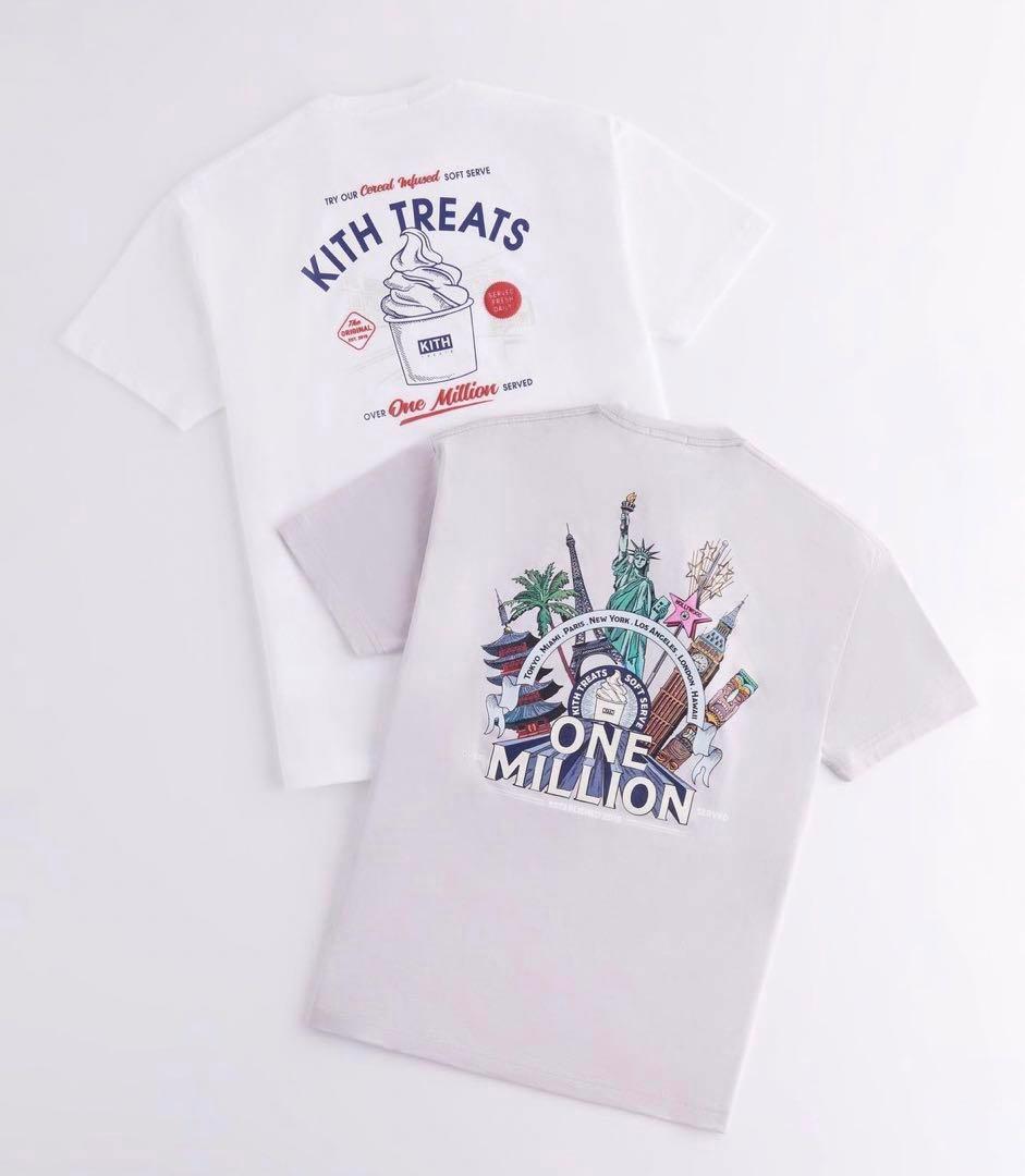 Kith one million tシャツLサイズ 大きいサイズ メンズ KITH NYC キース キス 半袖 ワンポイント T