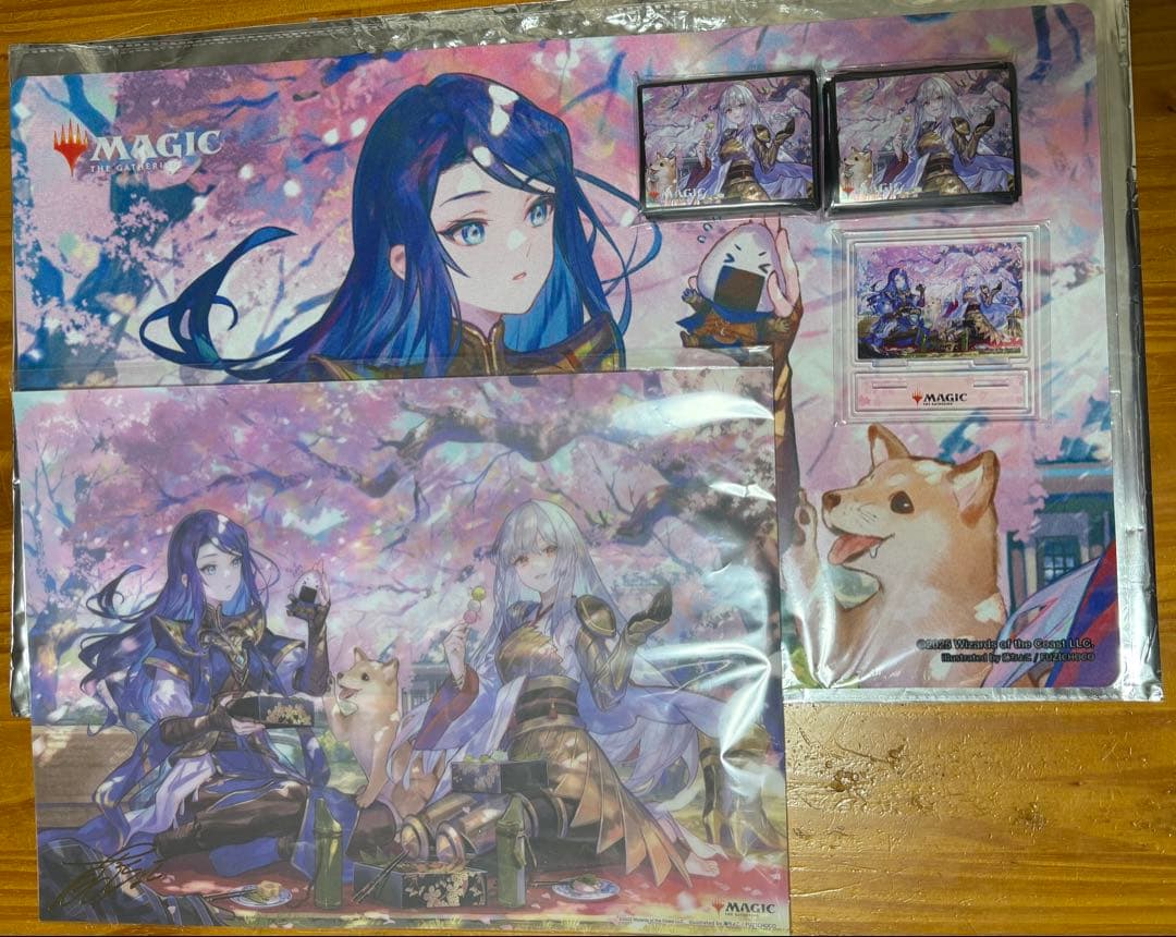 MTG ナーセット プレイマット 放浪皇 お花見キャンペーン 新品未開封