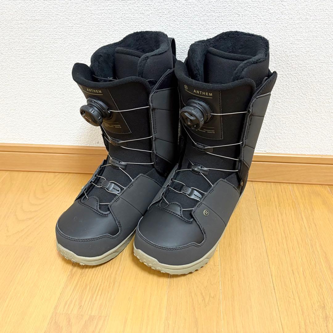 RIDE ライド ANTHEM BOA スノーボードブーツ 26cm ブラック RIDE（ライド） アンセム ブラック ANTHEM BLACK RD24045200 24-25年