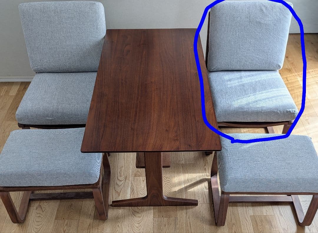 リビングでもダイニングでもつかえる ソファチェア ライトグレー 1人掛け×１脚① リビングでもダイニングでもつかえるシリーズ ソファ 通販 | 無印良品