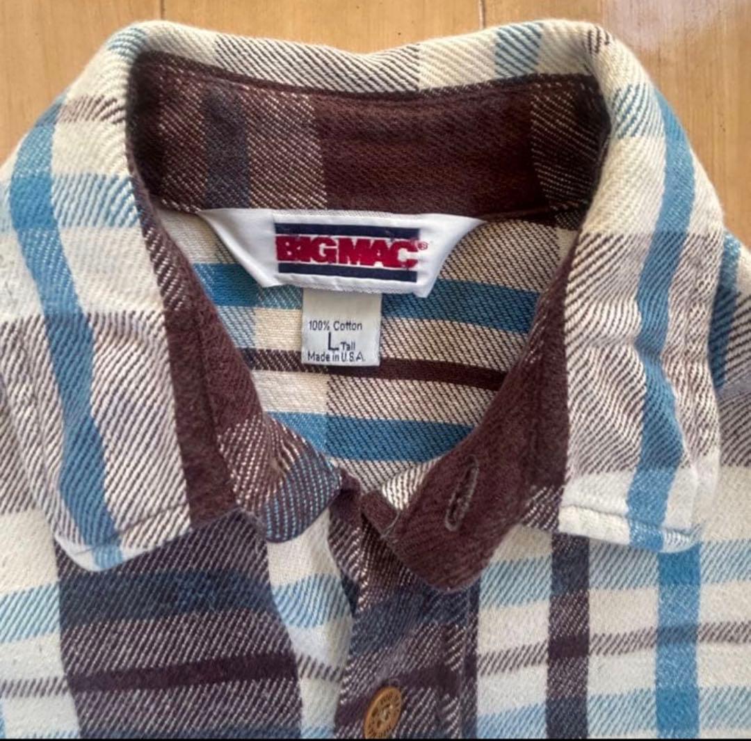 90sBIG MACネルシャツUSA製