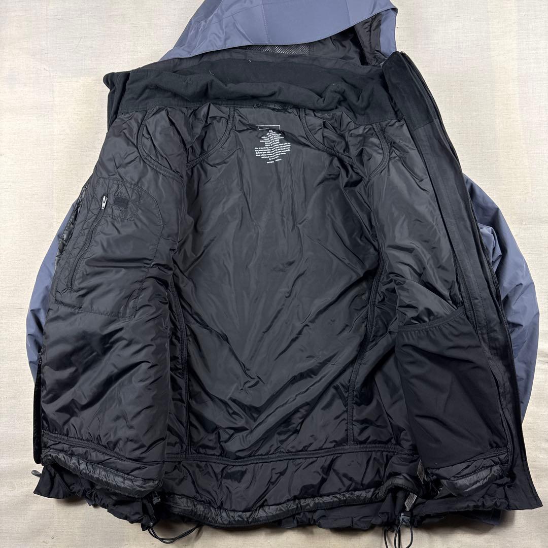 llbean ナイロンジャケット マウンテンパーカー プリマロフト中綿ライナー