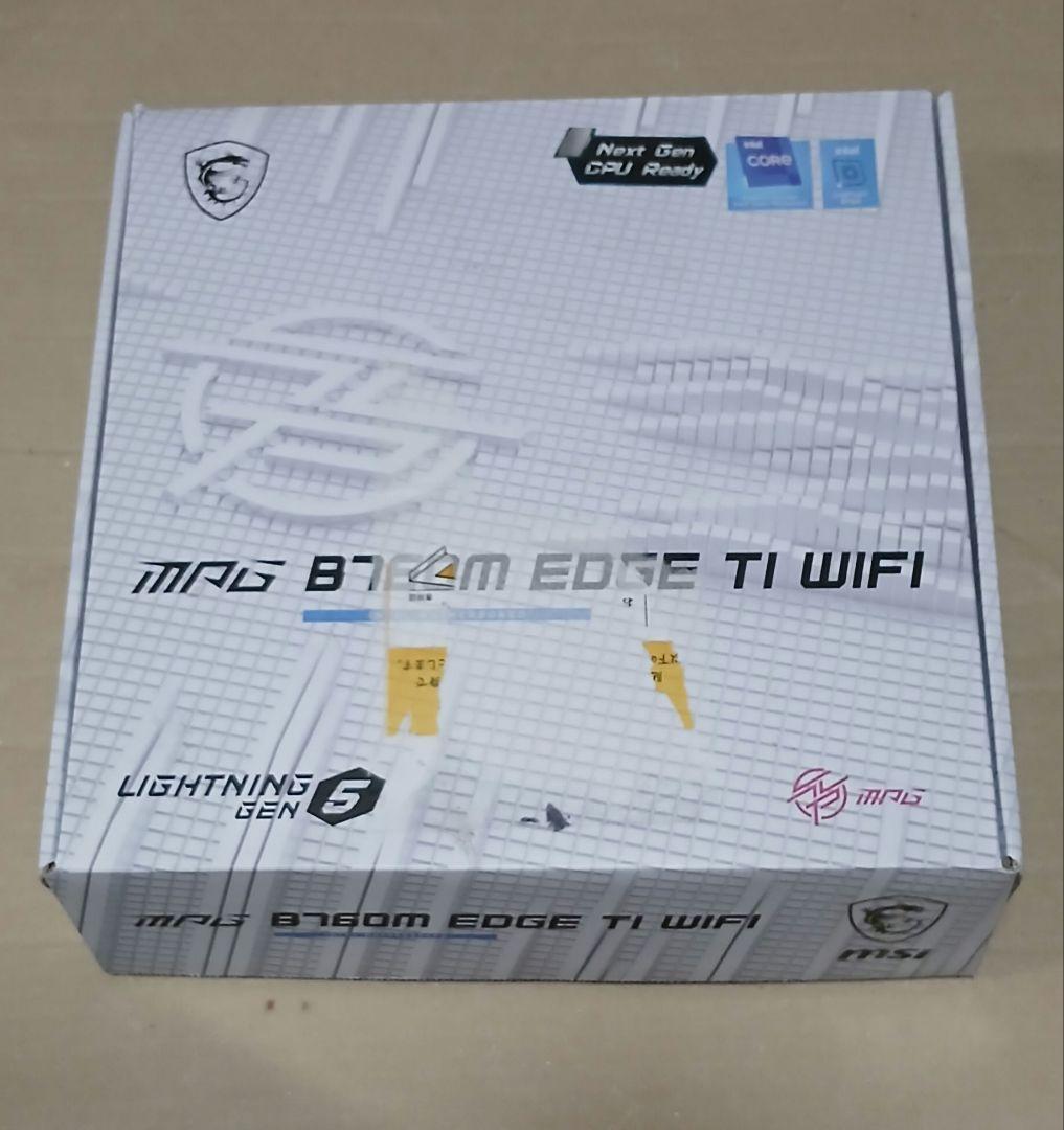 P*人様 MPG B760M EDGE WIFI DDR5 16GBセット　訳あ MPG B760M EDGE TI WIFI
